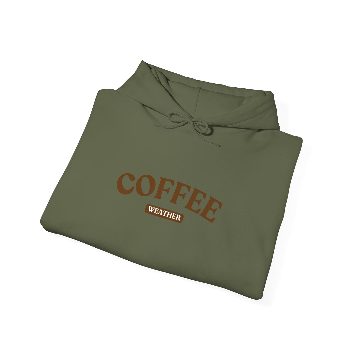 Coffee Weather Hooded Sweatshirt - Cozy and Comfortable Unisex Hoodie