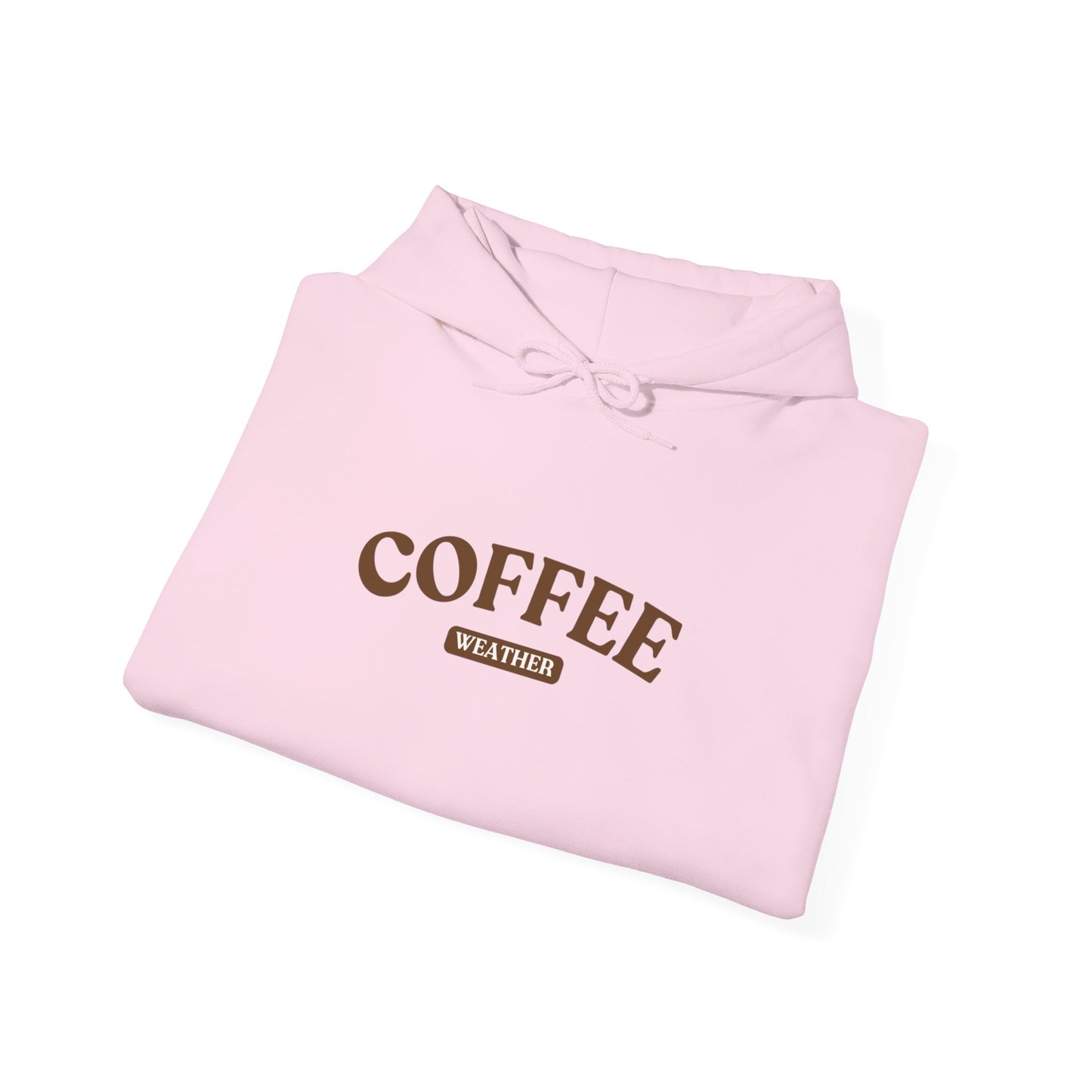 Coffee Weather Hooded Sweatshirt - Cozy and Comfortable Unisex Hoodie