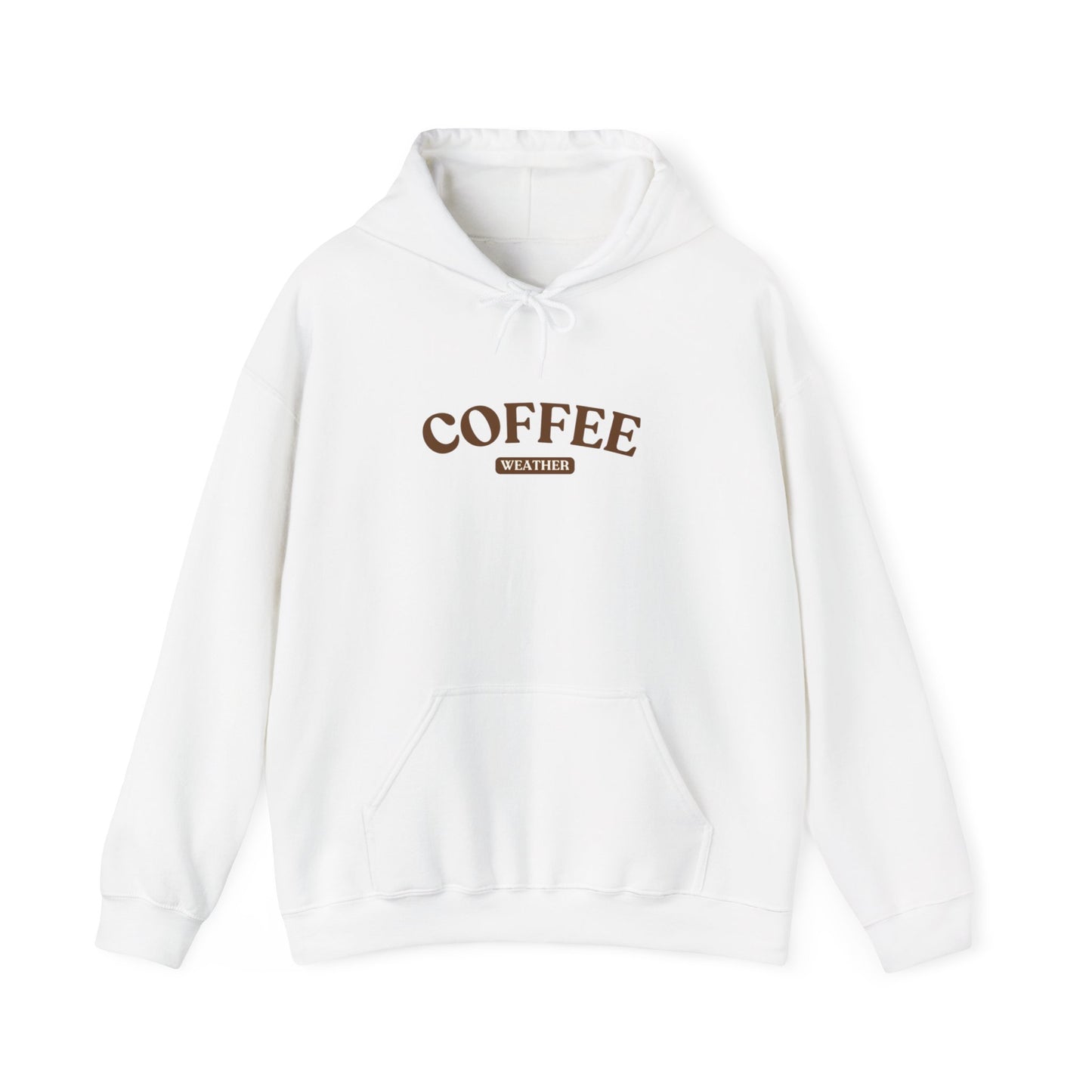 Coffee Weather Hooded Sweatshirt - Cozy and Comfortable Unisex Hoodie