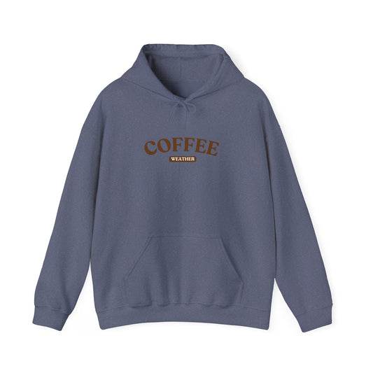 Coffee Weather Hooded Sweatshirt - Cozy and Comfortable Unisex Hoodie