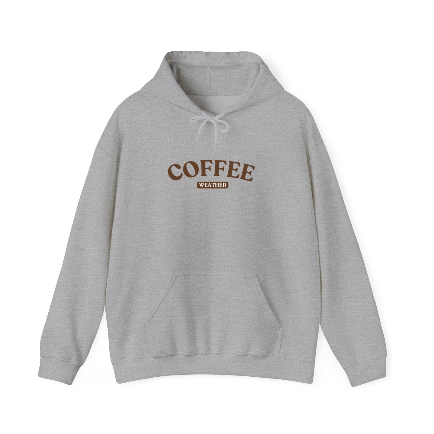 Coffee Weather Hooded Sweatshirt - Cozy and Comfortable Unisex Hoodie